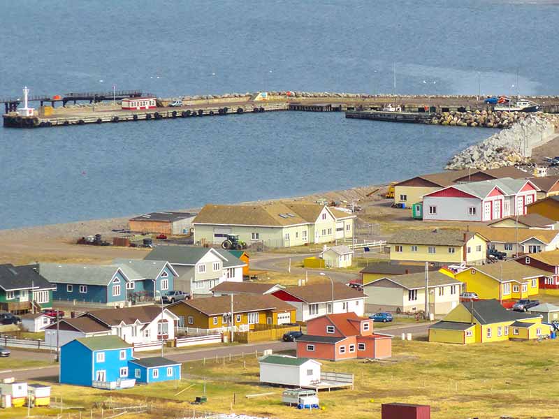 Le village de Miquelon